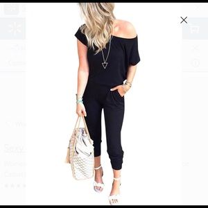 Black Lounge Jumpsuit